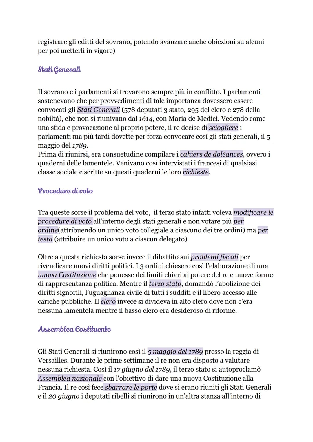 Rivoluzione trancese
Per tutto il Settecento, la Francia era stata protagonista sul piano europeo,
cercando di imporre il proprio primato su