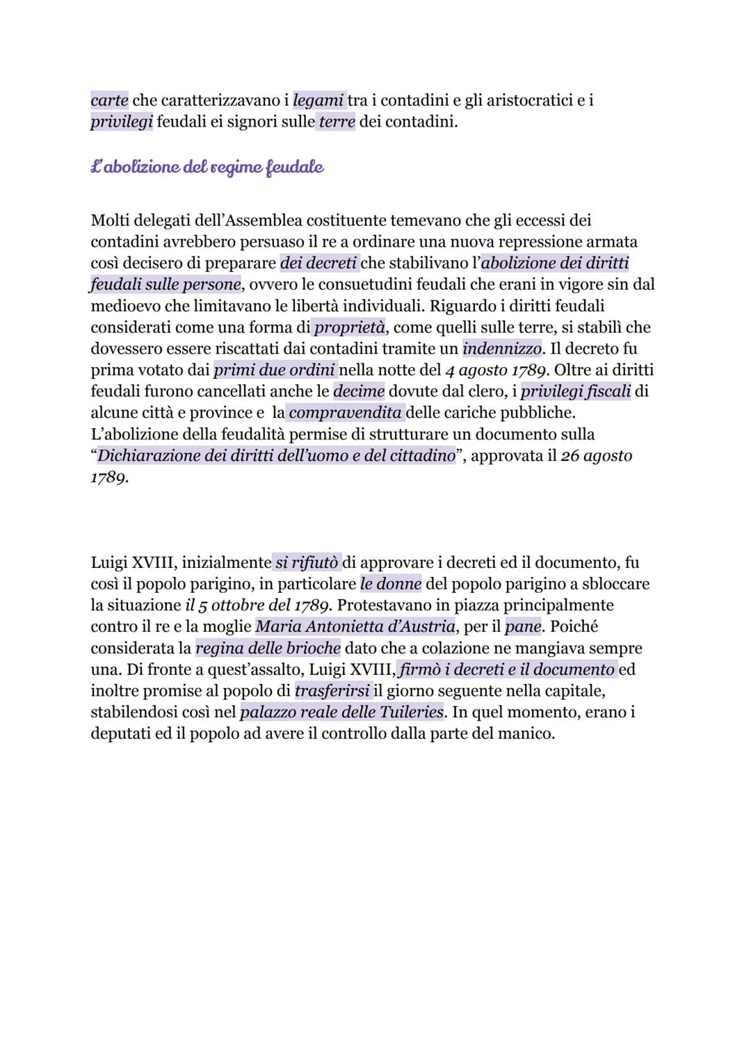 Rivoluzione trancese
Per tutto il Settecento, la Francia era stata protagonista sul piano europeo,
cercando di imporre il proprio primato su