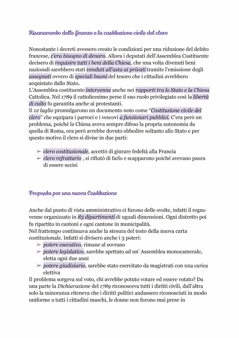 Rivoluzione trancese
Per tutto il Settecento, la Francia era stata protagonista sul piano europeo,
cercando di imporre il proprio primato su