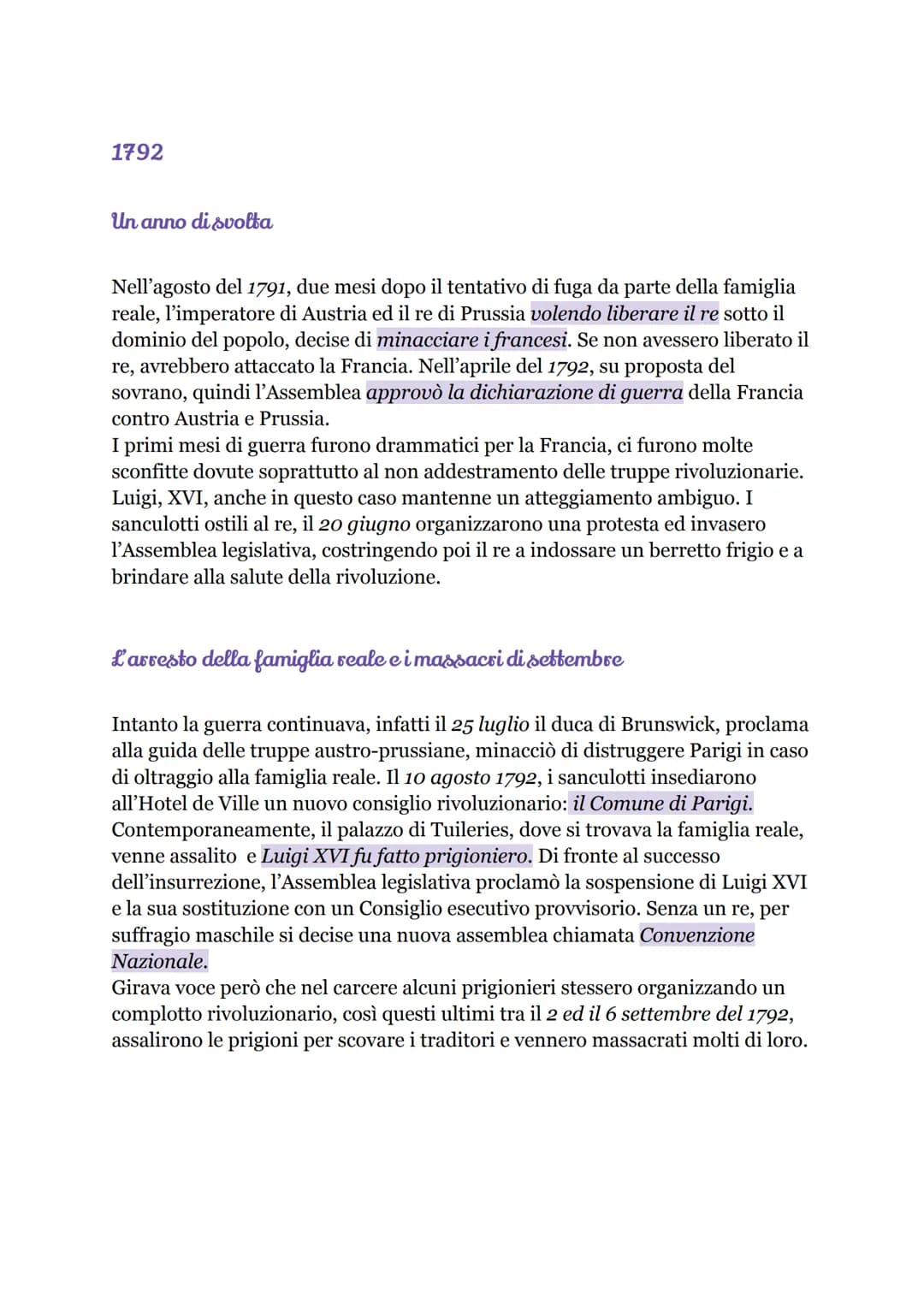 Rivoluzione trancese
Per tutto il Settecento, la Francia era stata protagonista sul piano europeo,
cercando di imporre il proprio primato su