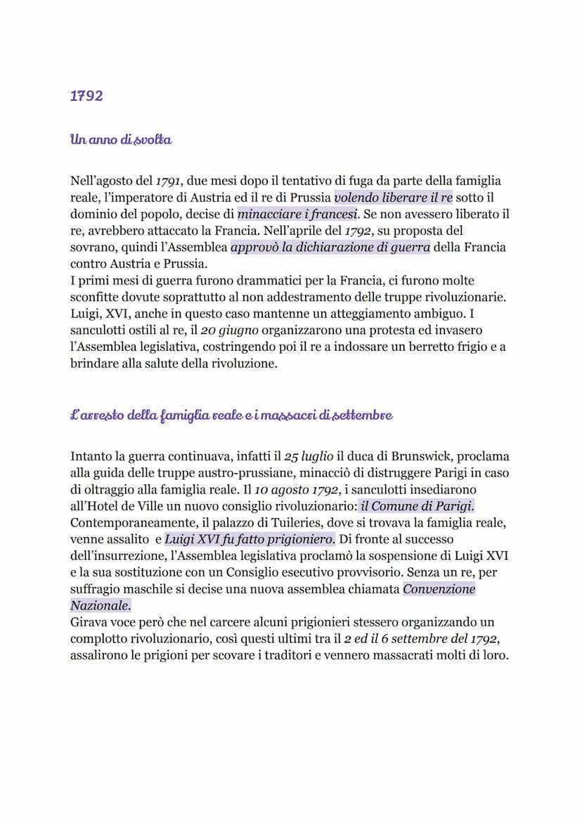Rivoluzione trancese
Per tutto il Settecento, la Francia era stata protagonista sul piano europeo,
cercando di imporre il proprio primato su