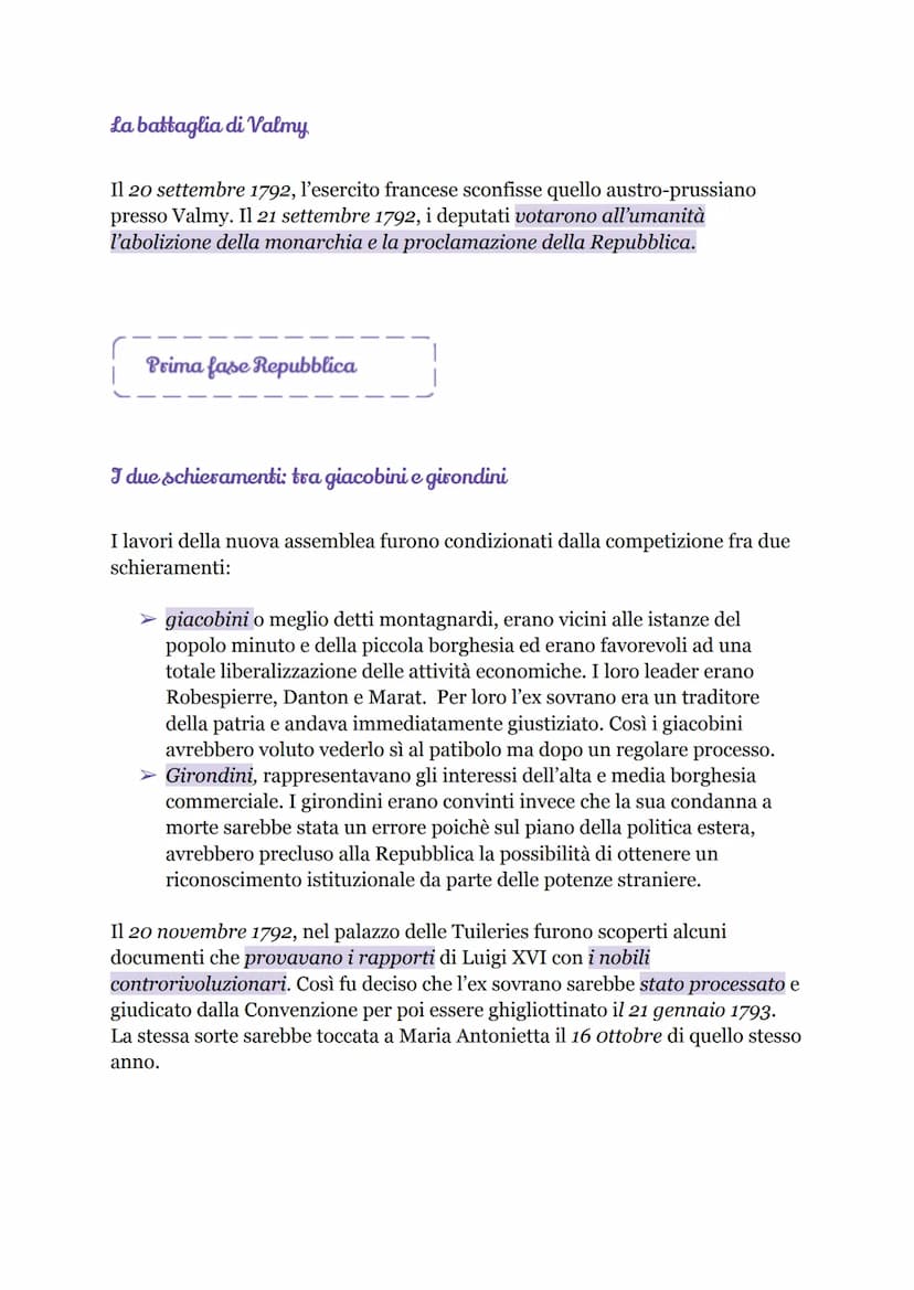 Rivoluzione trancese
Per tutto il Settecento, la Francia era stata protagonista sul piano europeo,
cercando di imporre il proprio primato su
