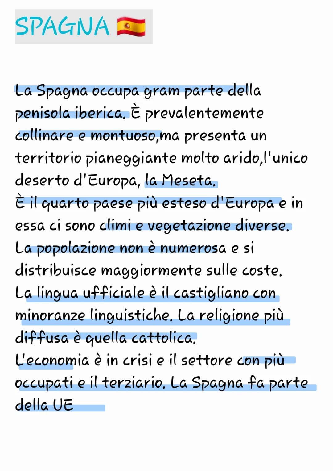 
<p>La regione iberica è una delle tre penisole dell'Europa meridionale. Il territorio è prevalentemente collinare e montuoso, con la presen