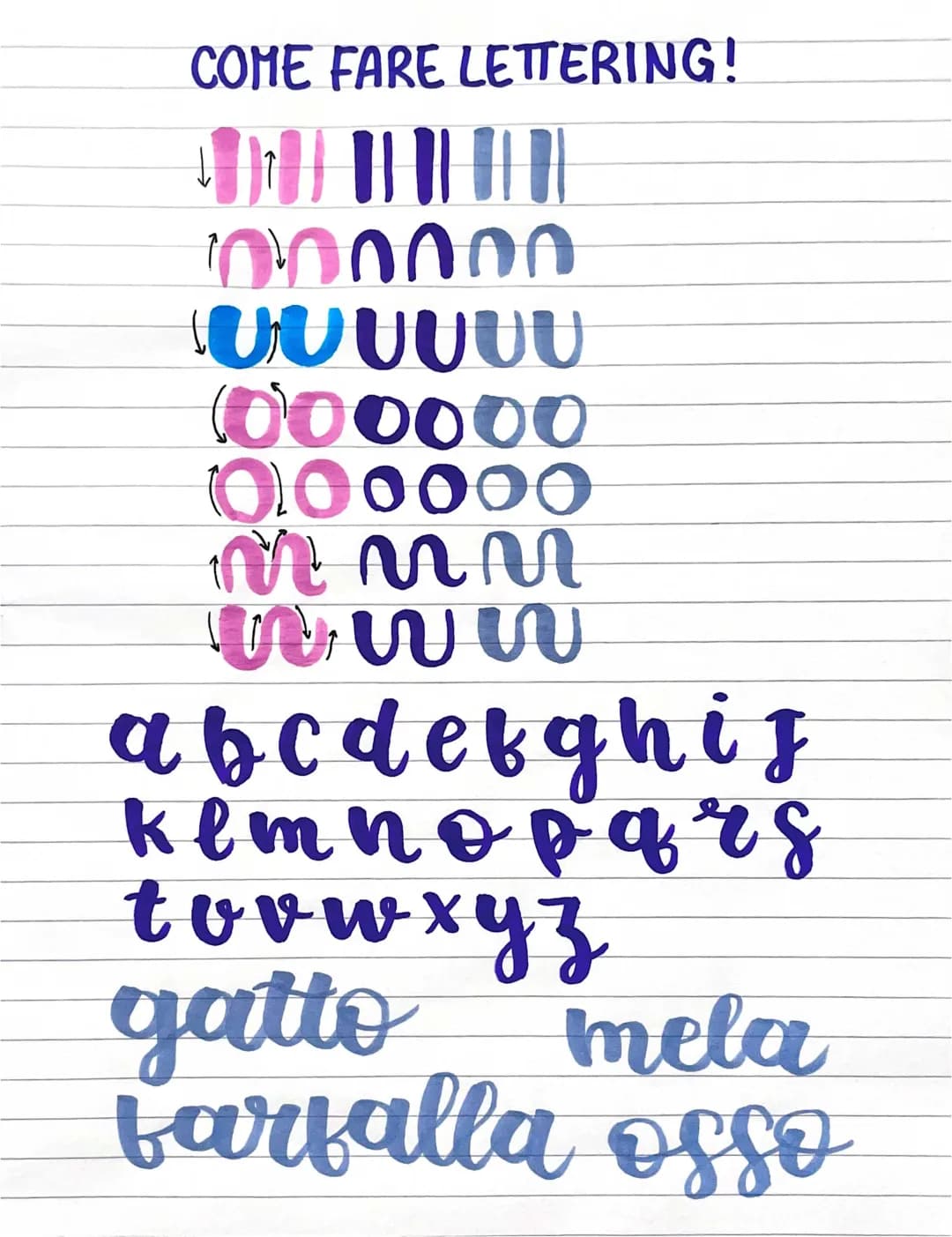 Scopri Come Fare Il Lettering Con Brush Pen e Evidenziatori!