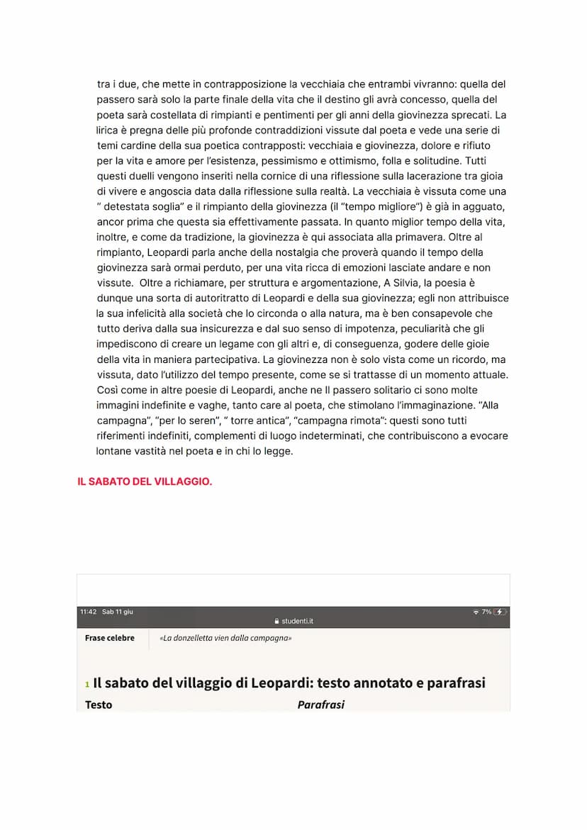 GIACOMO LEOPARDI
Pilastro della letteratura italiana. Fu poeta, scrittore e filosofo.
VITA:
nasce a Recanati nel 1798 da una nobile famiglia