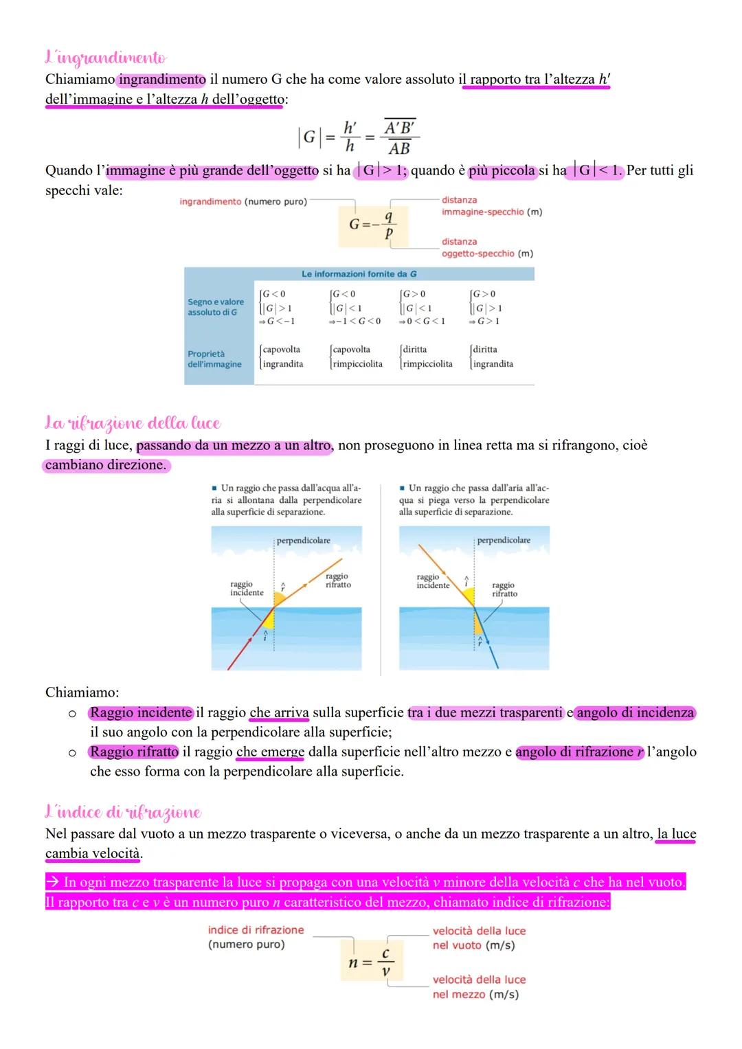 La luce
MIMOS
I raggi luminosi
Secondo il modello dei raggi, la luce attraversa lo spazio, colpisce gli oggetti e arriva ai nostri occhi
via