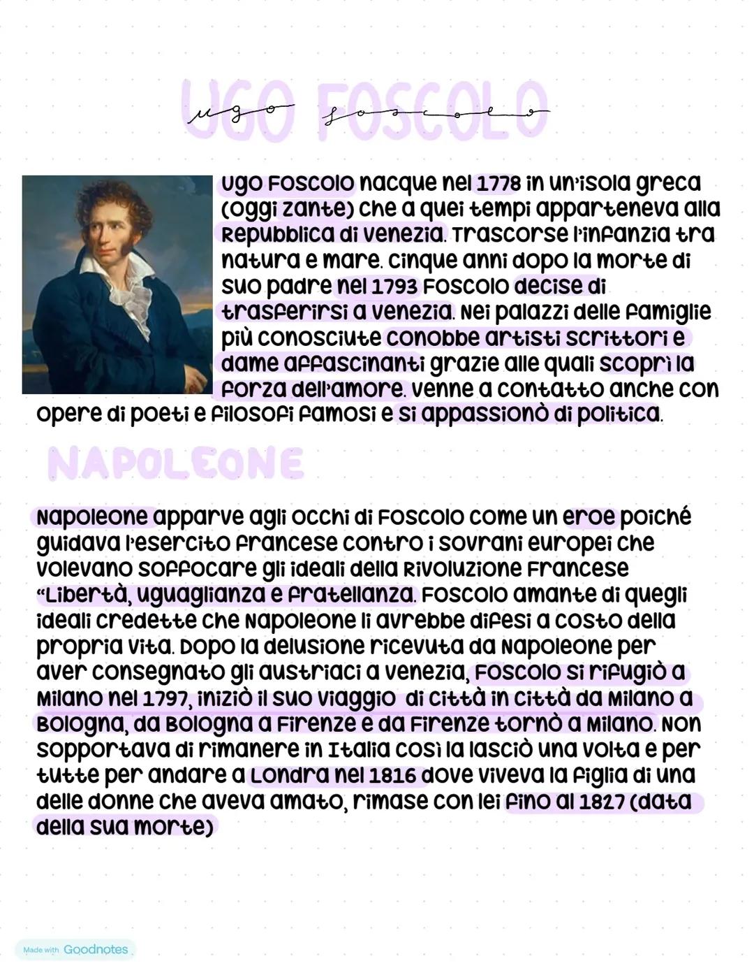 Ugo Foscolo