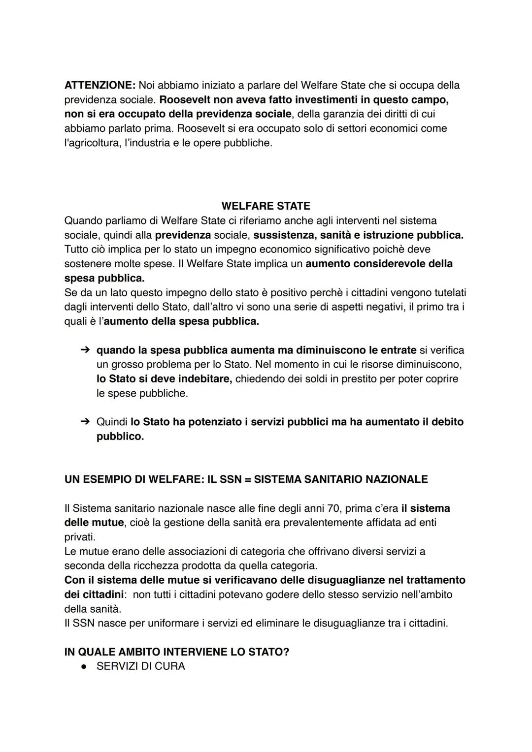 IL WELFARE STATE
Che cos'è il Welfare State?
è quando lo stato interviene per soddisfare i bisogni della collettività, si preoccupa di
garan