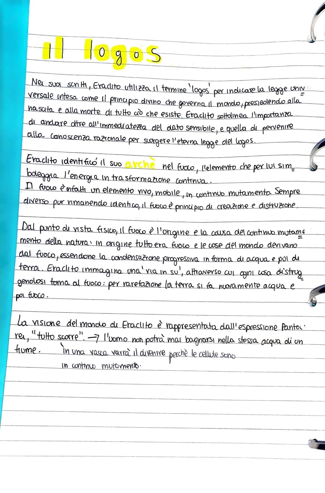 mo
entrica
Eraclito
opera " intorno alla natura/ - linguaggio contorto per selezionare le persone in
sulla natura
groudo di capire la filoso