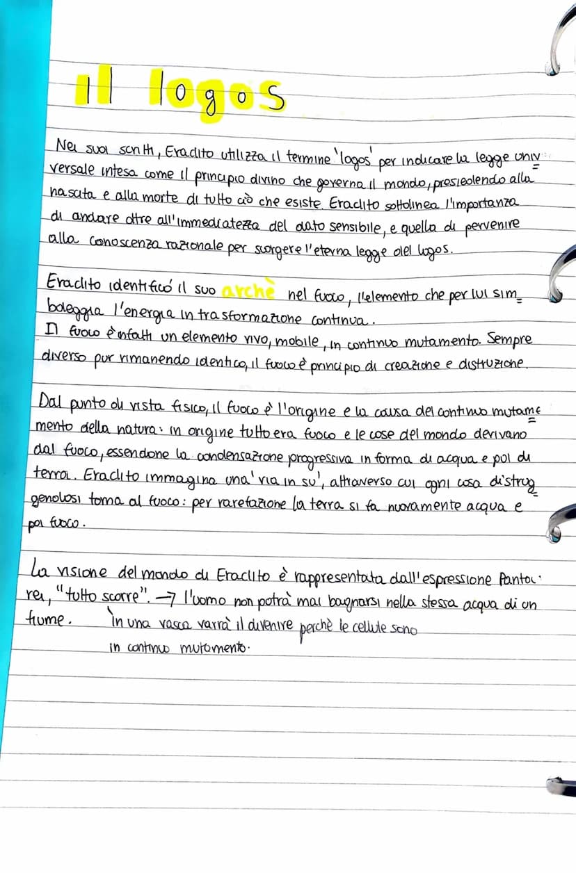 mo
entrica
Eraclito
opera " intorno alla natura/ - linguaggio contorto per selezionare le persone in
sulla natura
groudo di capire la filoso