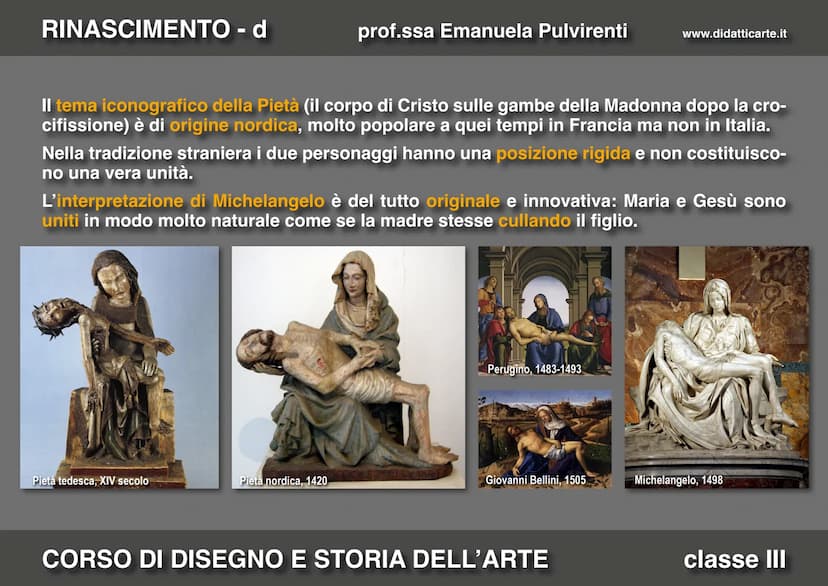 
<p>Michelangelo Buonarroti è stato un grande artista del Rinascimento, nato il 6 marzo 1475 a Caprese, un piccolo villaggio vicino a Firenz
