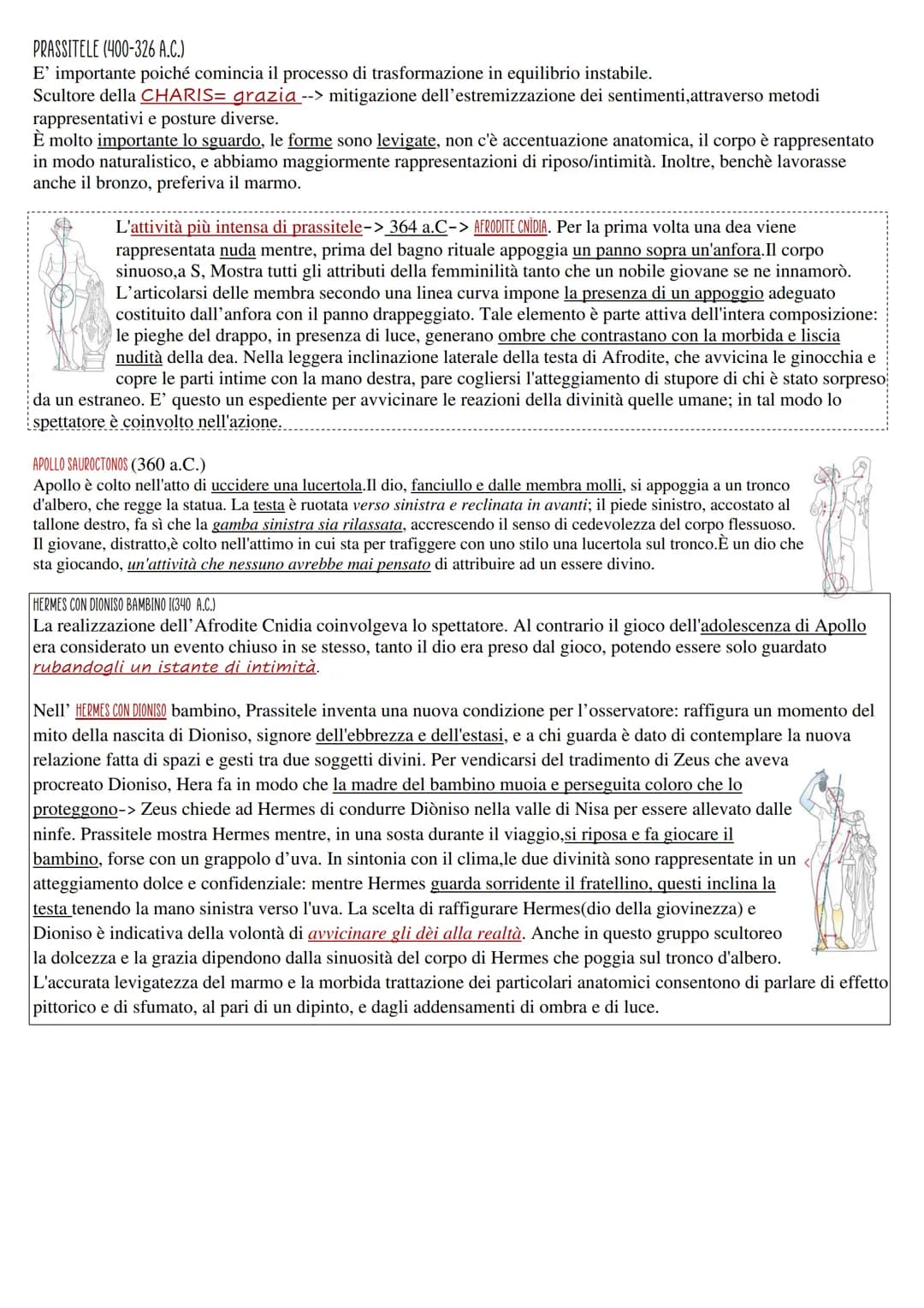 L'equilibrio raggiunto
L'arte classica
POLICLÈTO: Fu con un bronzista di Argo, allievo di Agelada il giovane, che venne data la soluzione ai