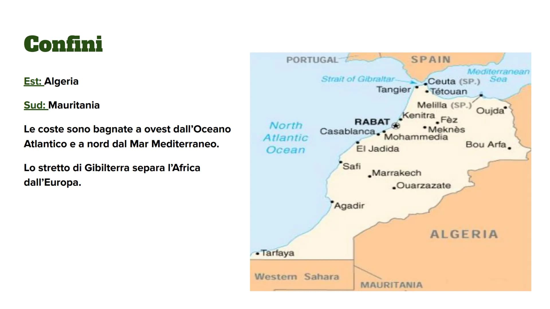 
<p>Il Marocco occupa una superficie di 442.311 km² e ha una popolazione di circa 36 milioni di abitanti. La popolazione urbana costituisce 