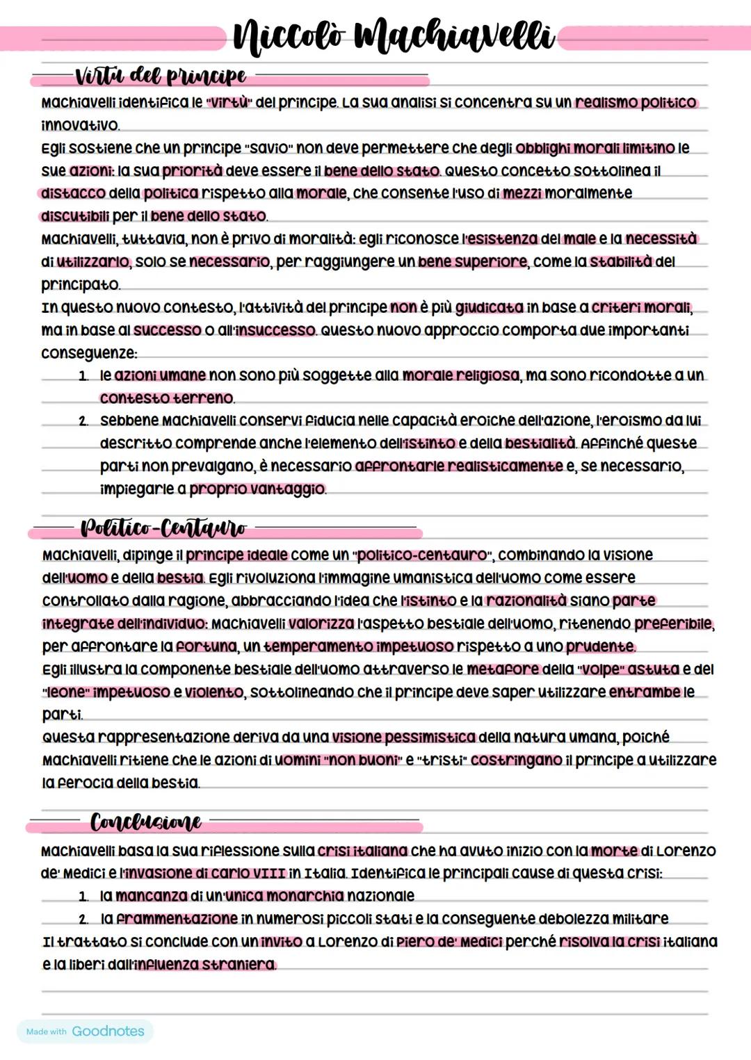 Biografia
Niccolò Machiavelli
Niccolò Machiavelli nacque nel 1469 a Firenze da una famiglia
della borghesia intellettuale cittadina e riceve