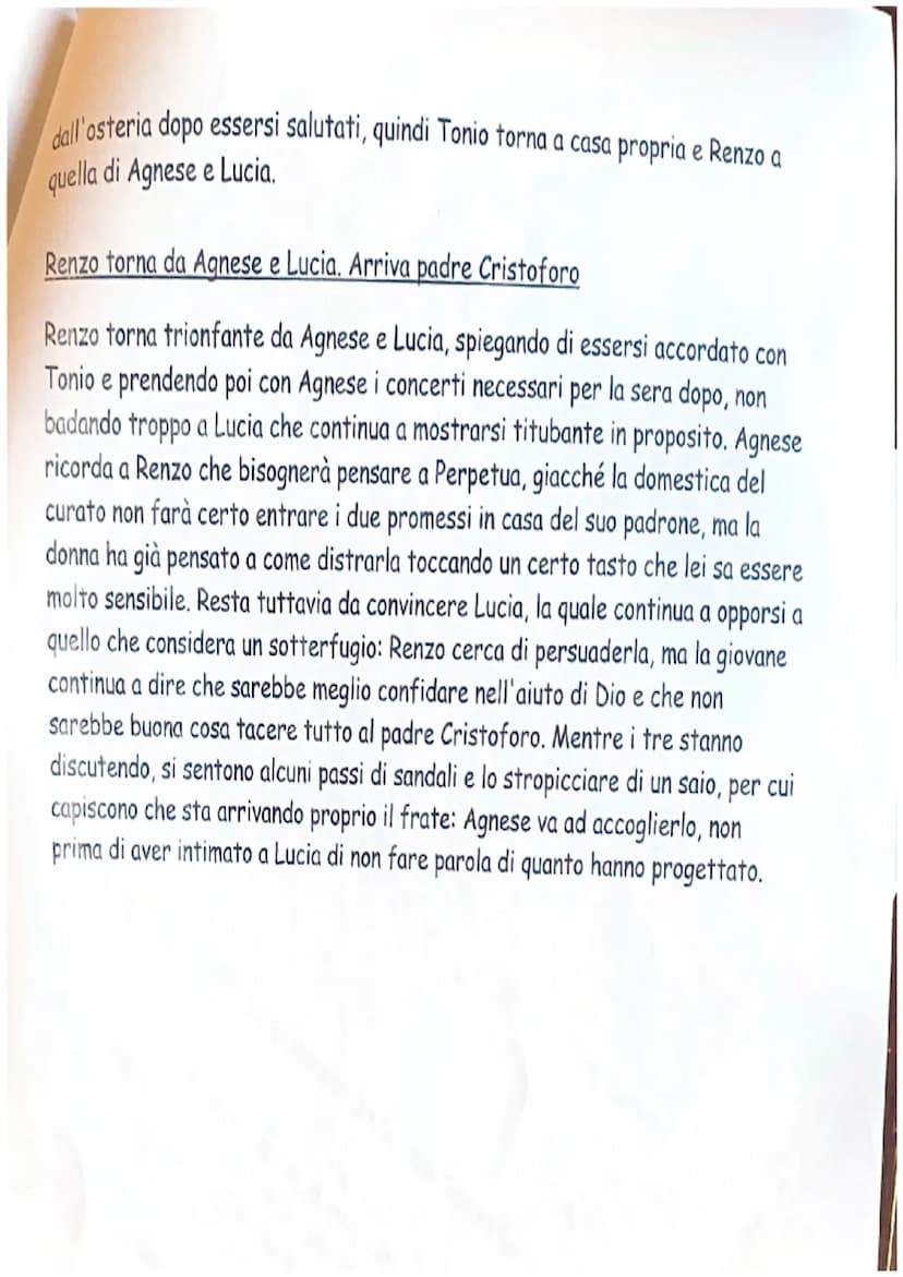 Colloquio tra padre Cristoforo e don Rodrigo
Don Rodrigo, appartatosi con Padre Cristoforo in una sala del palazzo, invita il
frate a parlar