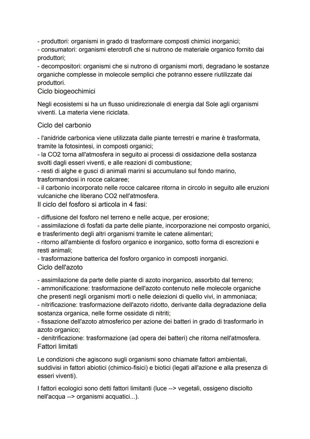 Introduzione alla biologia
"L'aspetto fondamentale che distingue un organismo vivente da un oggetto
inanimato è la capacità di riprodursi ge