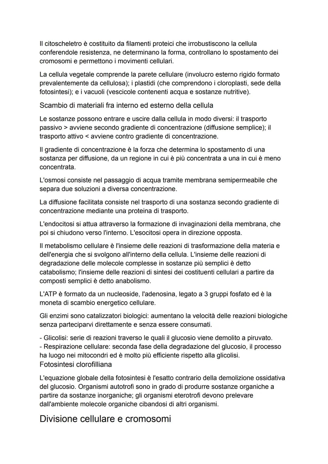 Introduzione alla biologia
"L'aspetto fondamentale che distingue un organismo vivente da un oggetto
inanimato è la capacità di riprodursi ge