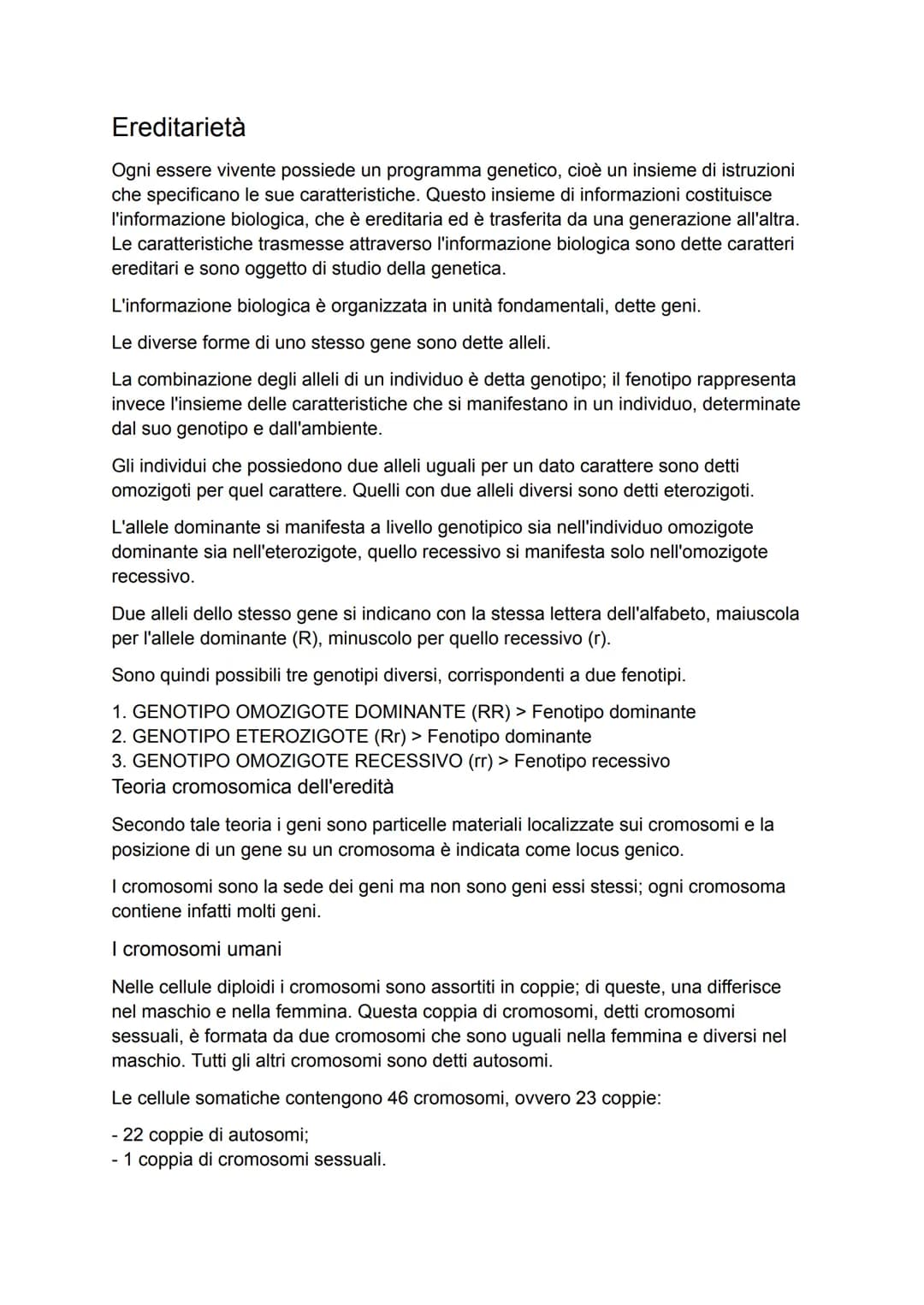 Introduzione alla biologia
"L'aspetto fondamentale che distingue un organismo vivente da un oggetto
inanimato è la capacità di riprodursi ge