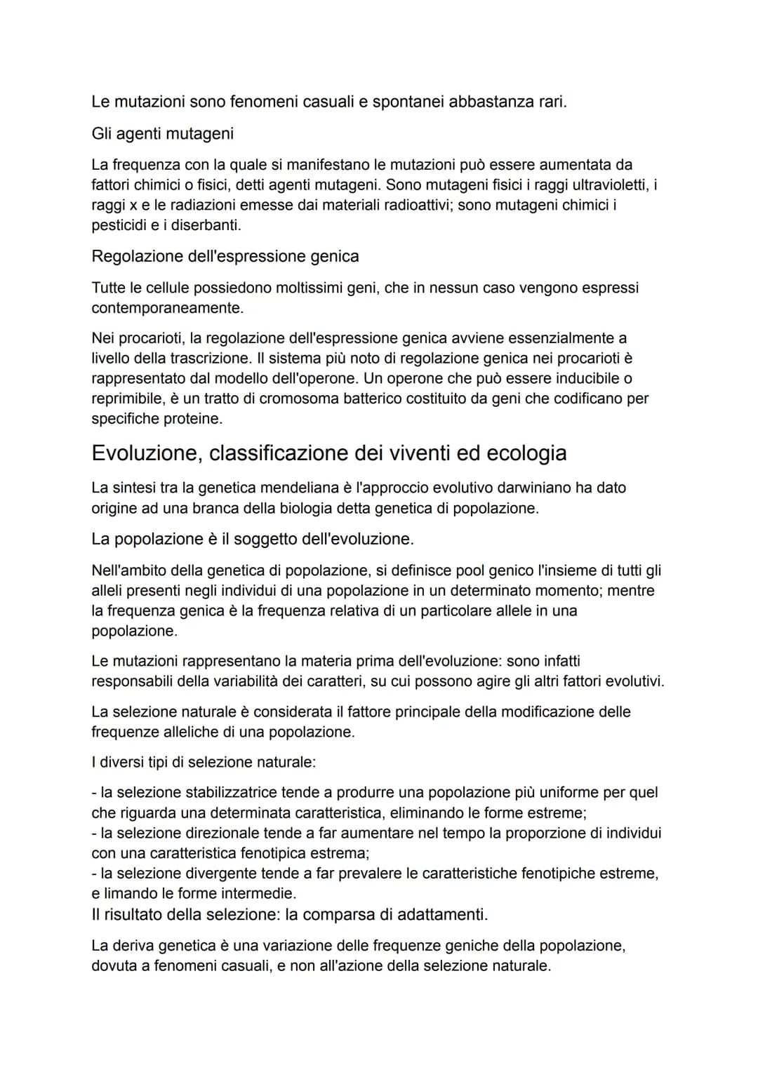 Introduzione alla biologia
"L'aspetto fondamentale che distingue un organismo vivente da un oggetto
inanimato è la capacità di riprodursi ge