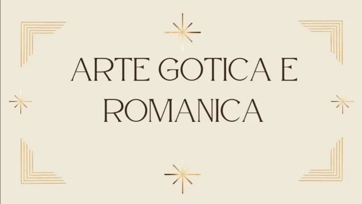 Know Arte gotica e romanica  thumbnail