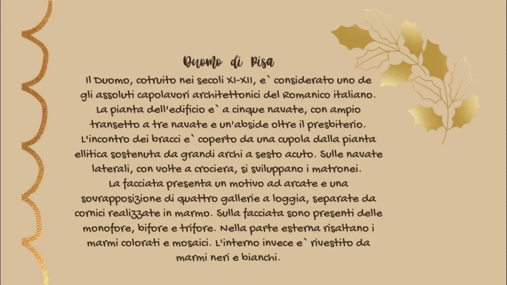
<h2 id="architetturaromanica">Architettura Romanica</h2>
<p>Le citta', che erano cadute fino ad allora, iniziarono a risorgere. Al loro int