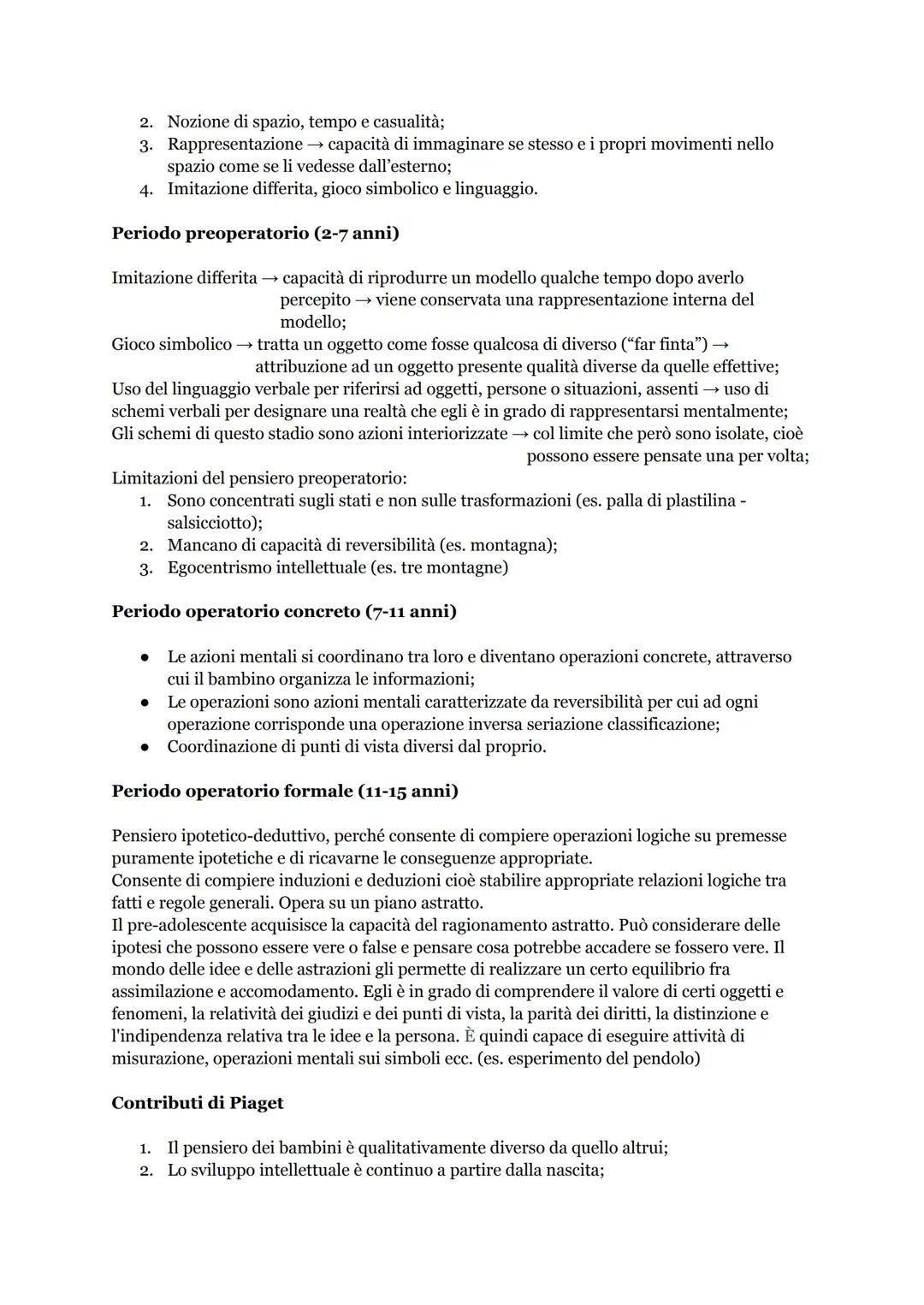 PIAGET
La conoscenza umana può essere considerata come un organo biologico della mente →
l'acquisizione della conoscenza può essere un proce
