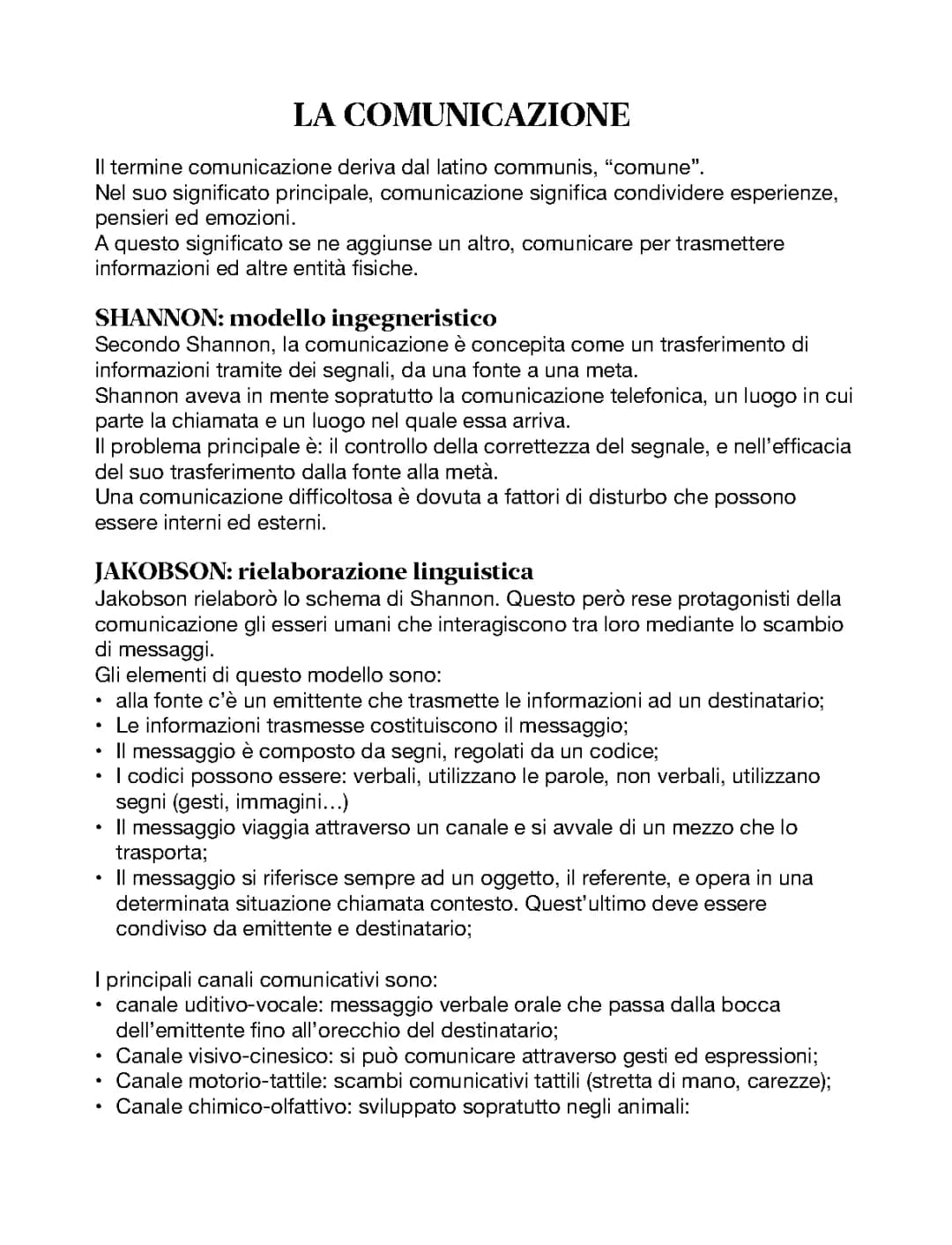 Scopri i Modelli di Comunicazione di Shannon e Jakobson