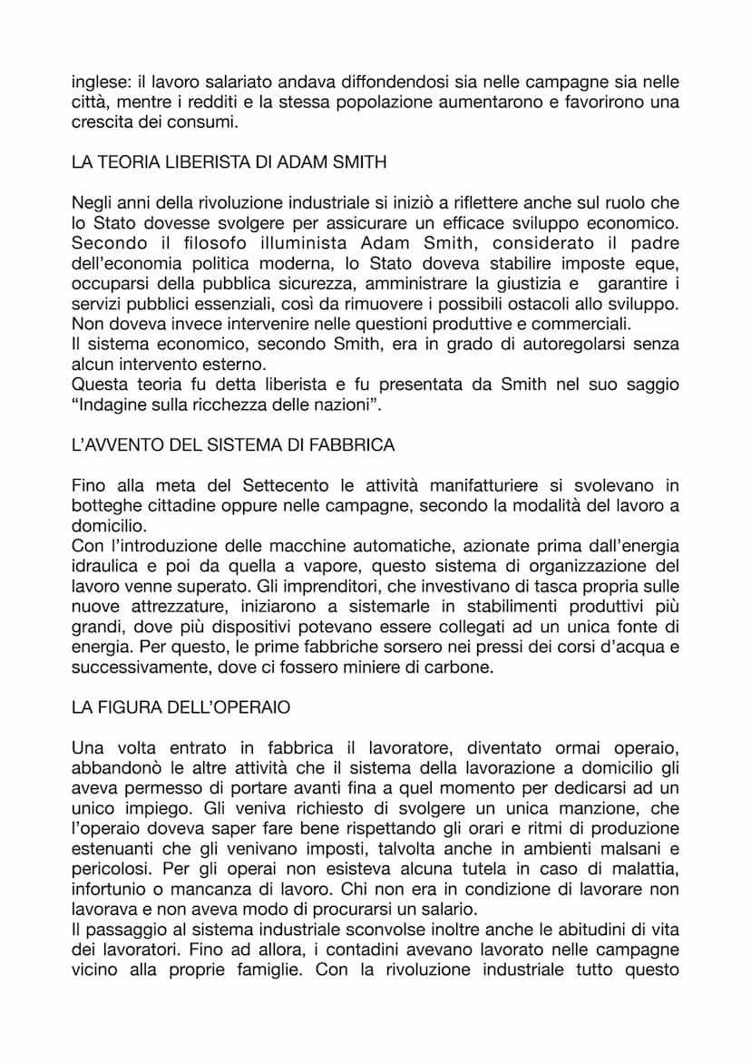 LA RIVOLUZIONE INDUSTRIALE BRITANNICA
Alla fine del Settecento prese avvio in Gran Bretagna la rivoluzione
industriale, una trasformazione r