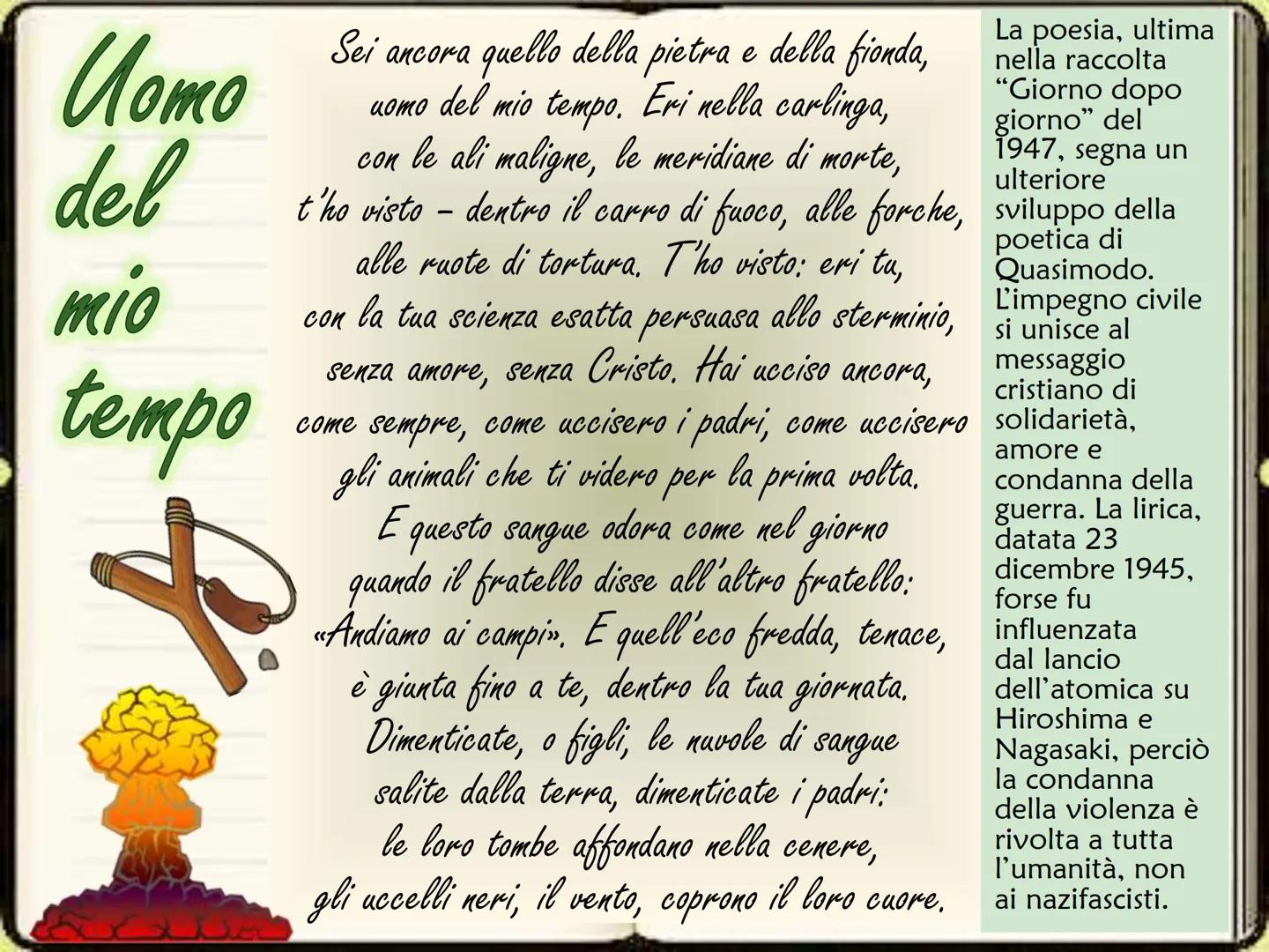 Salvatore
Quasimodo ERMETISMO
2 Atteggiamento comune assunto da un gruppo di poeti che si afferma in
Italia tra il 1920 e il 1930.
2
di
oper