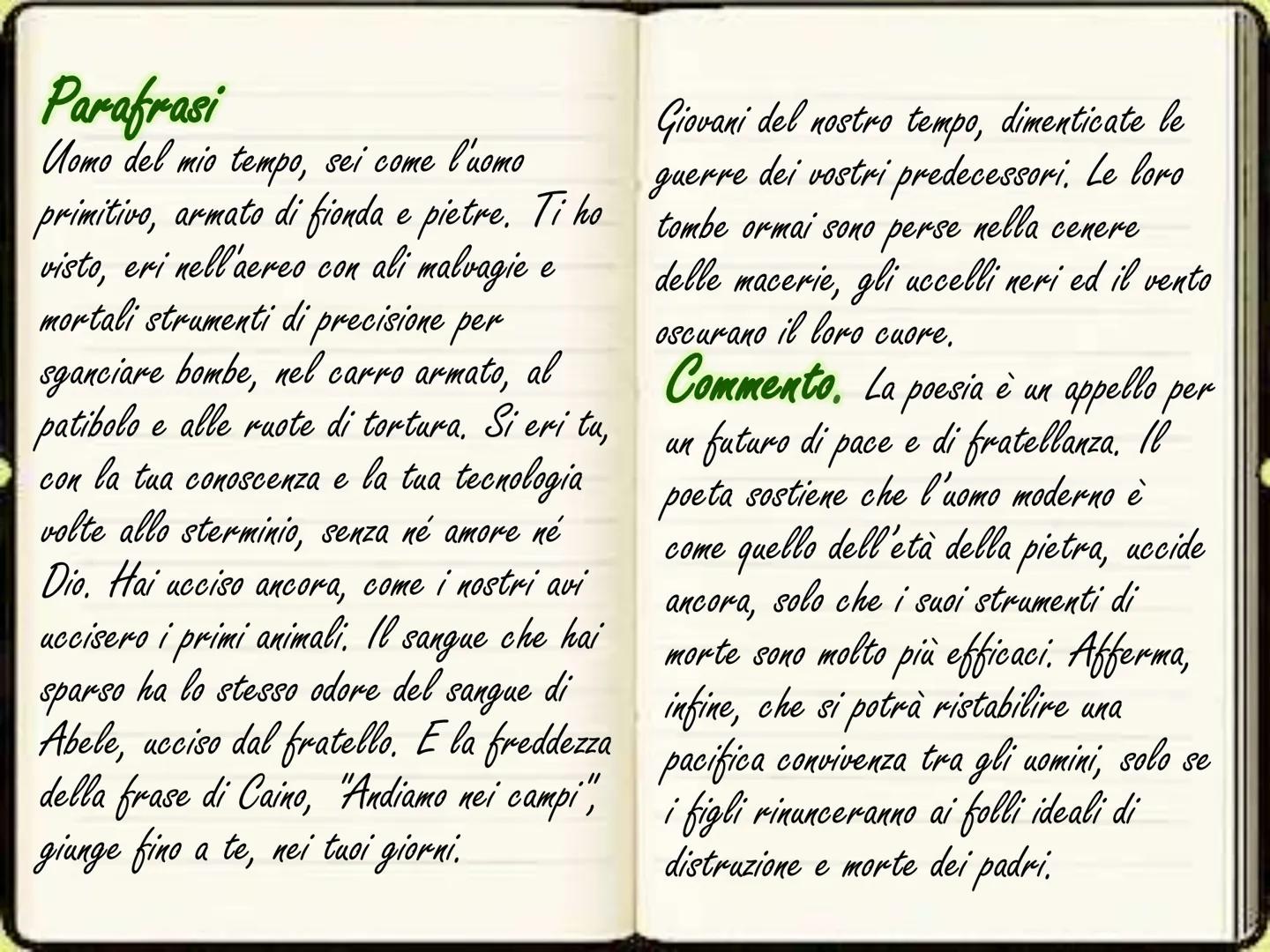 Salvatore
Quasimodo ERMETISMO
2 Atteggiamento comune assunto da un gruppo di poeti che si afferma in
Italia tra il 1920 e il 1930.
2
di
oper