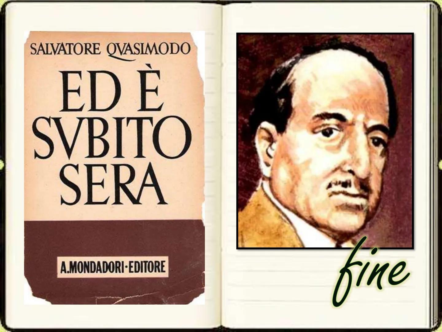 Salvatore
Quasimodo ERMETISMO
2 Atteggiamento comune assunto da un gruppo di poeti che si afferma in
Italia tra il 1920 e il 1930.
2
di
oper