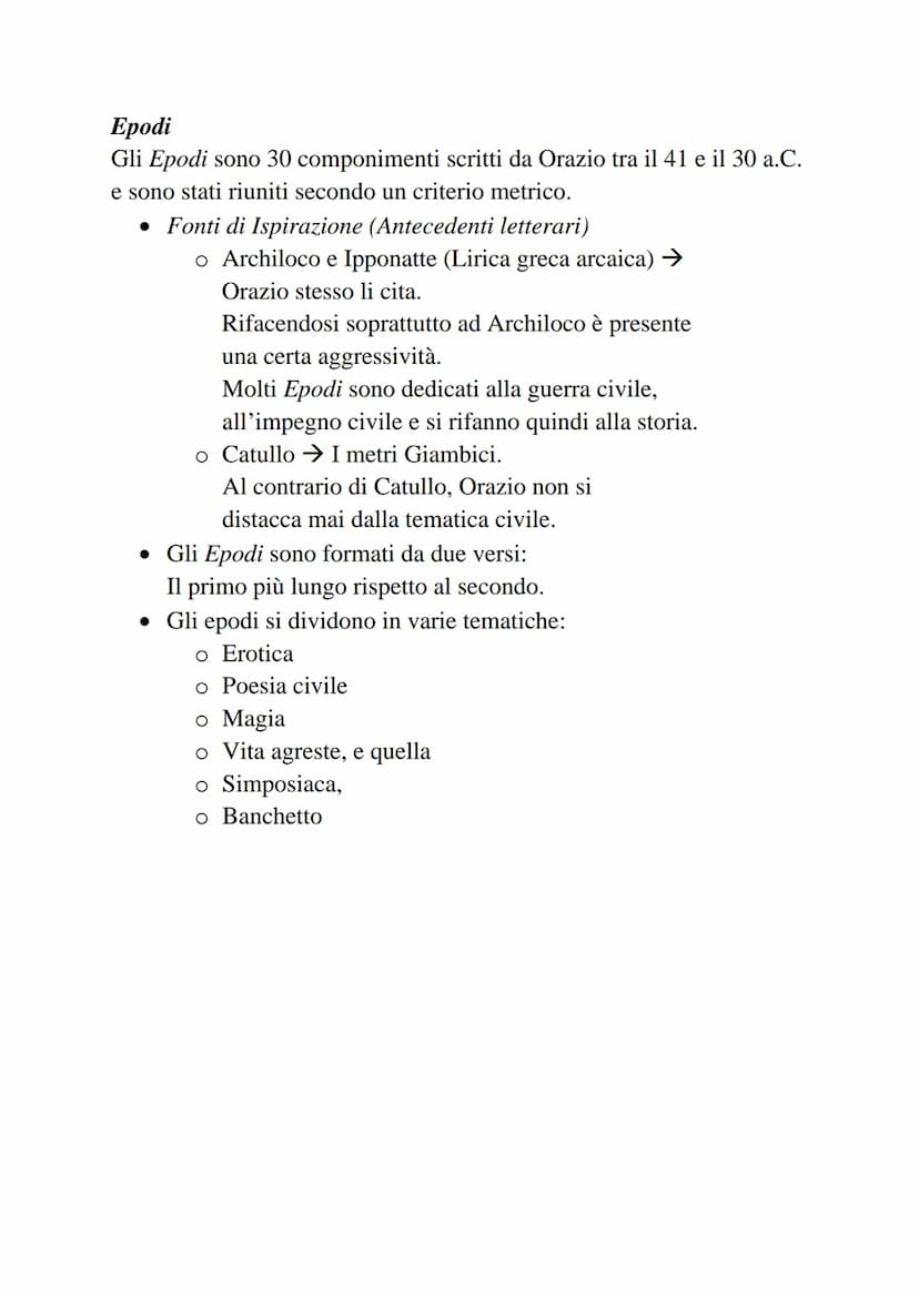 Quinto Orazio Flacco
Vita
Quinto Orazio Flacco nasce da una famiglia povera a Venosa
1'8 dicembre 65 a.C.
Si trasferisce a Roma, facendo l'e
