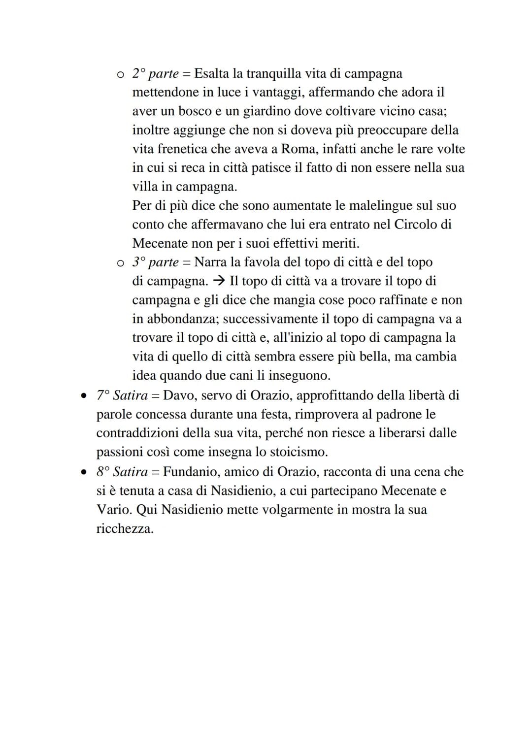 Quinto Orazio Flacco
Vita
Quinto Orazio Flacco nasce da una famiglia povera a Venosa
1'8 dicembre 65 a.C.
Si trasferisce a Roma, facendo l'e