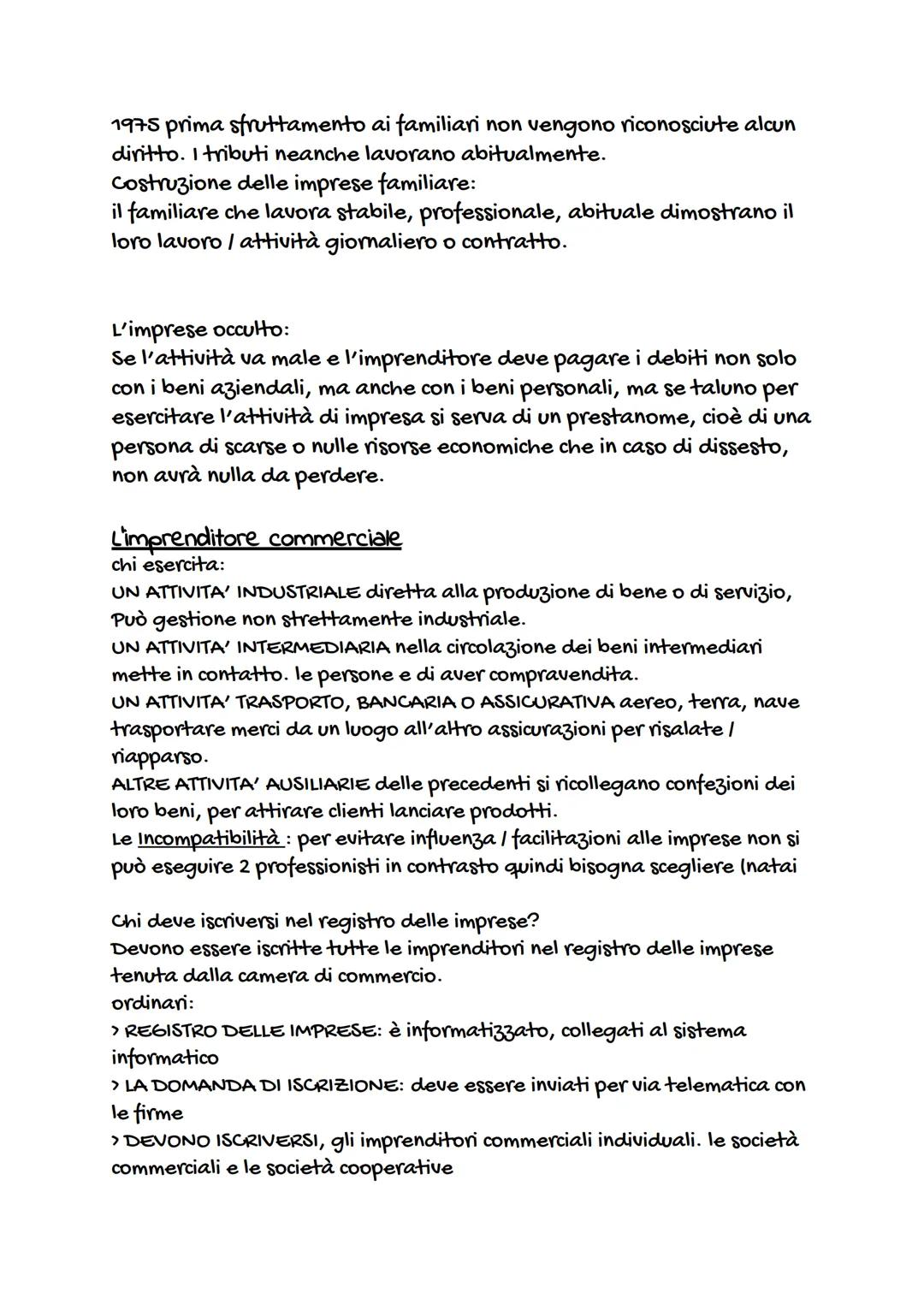 L'IMPRENDITORE E L'IMPRESA
Chi è imprenditore?
chi esercita professionalmente un'attività economica, organizzata al
fine della produzione o 