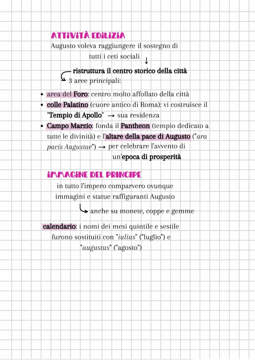 LA POLITICA CULTURALE
Di AUGUSTO
Augusto vuole riformare complessivamente lo stato
mecenate (oggi): colui
che favorisce l'arte
proteggendo g