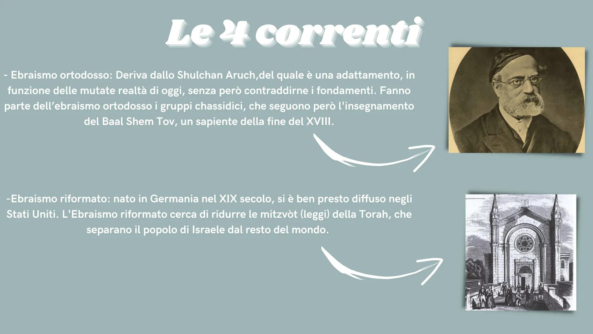 C
6
FOOD
w
L'ebraismo
THE
TORAH
✡ Cos'è?
L'ebraismo è una religione monoteista, ma anche uno stile di vita che è diffuso
in tutte le comunit