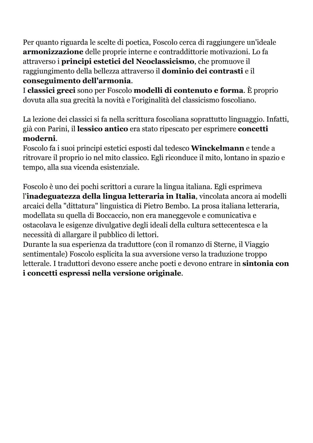 UGO FOSCOLO
VITA
Foscolo nasce a Zante (Zacinto, isole Ionie) il 6 febbraio 1778 da padre italiano e
madre greca. La sua lingua di origine è