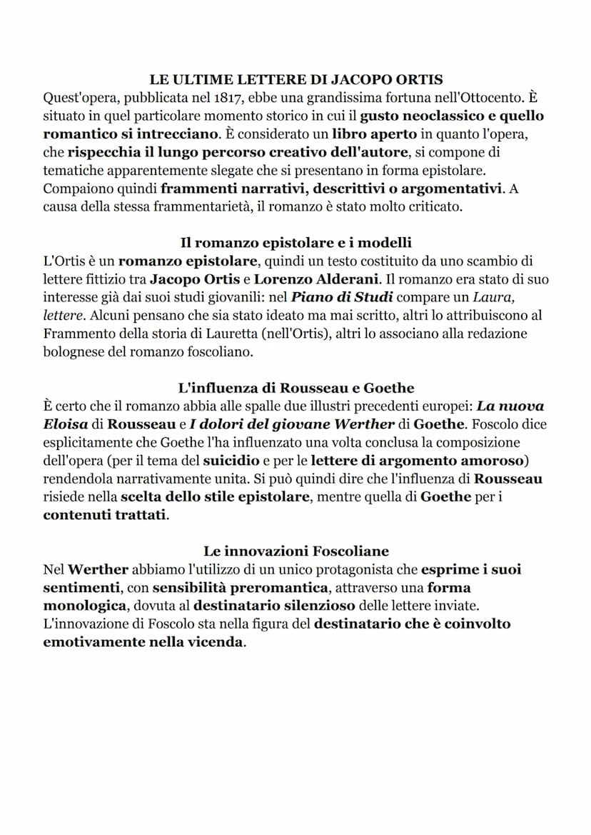 UGO FOSCOLO
VITA
Foscolo nasce a Zante (Zacinto, isole Ionie) il 6 febbraio 1778 da padre italiano e
madre greca. La sua lingua di origine è