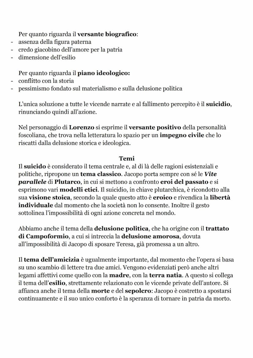 UGO FOSCOLO
VITA
Foscolo nasce a Zante (Zacinto, isole Ionie) il 6 febbraio 1778 da padre italiano e
madre greca. La sua lingua di origine è