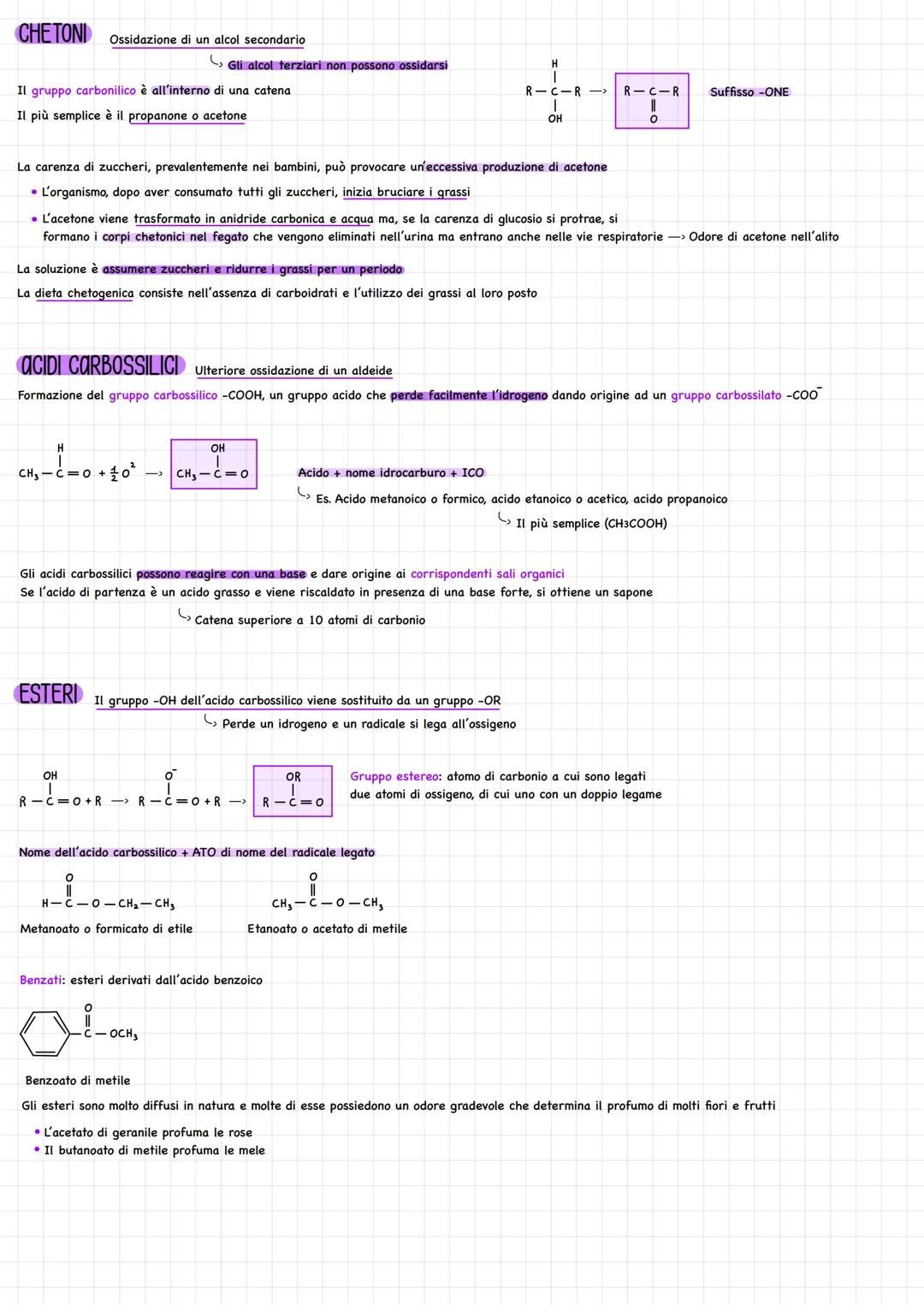 # I gruppi funzionali

Alcoli

Eteri

Fenoli

Aldeidi

Acidi carbossilici

DERIVATI OSSIGENATI

Chetoni

Esteri

DERIVATI ALOGENATI

DERIVAT