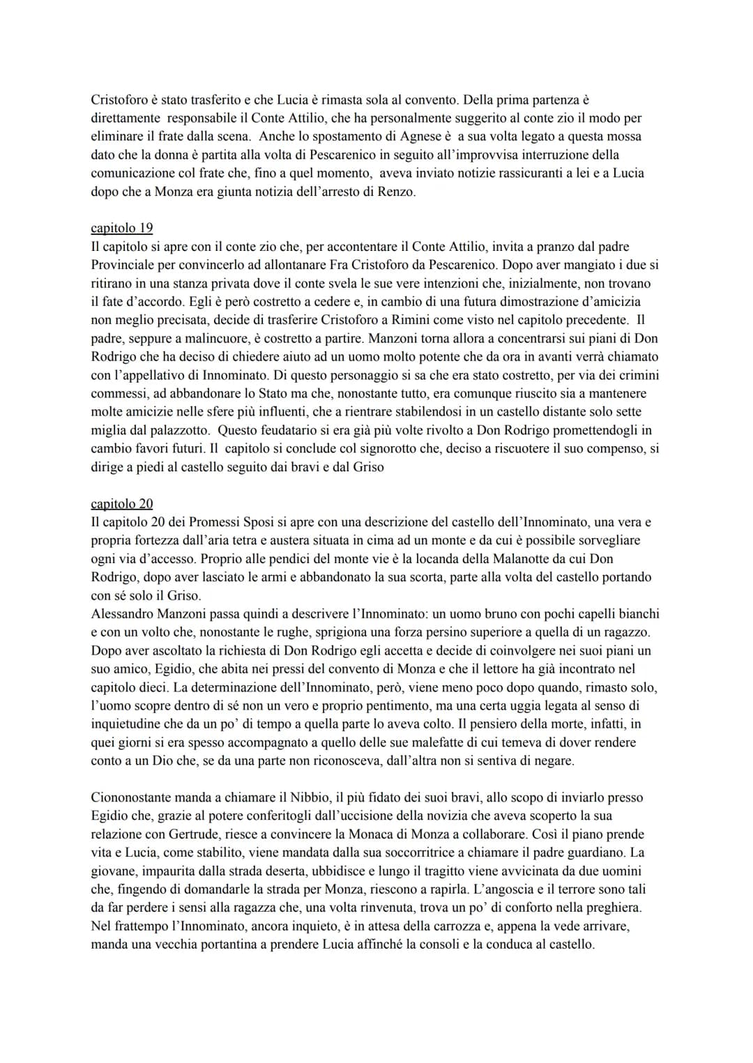 PROMESSI SPOSI
capitolo 10
Continua il flashback riguardante la storia della monaca di Monza, il principe padre manda a
chiamare Gertrude co