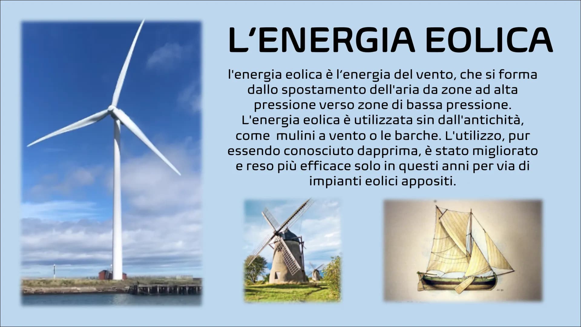 Le fonti di energia rinnovabile
sono fonti di energia che non si
esauriscono,
8,7
poiché vengono reintegrate in
modo naturale
attraverso
pro