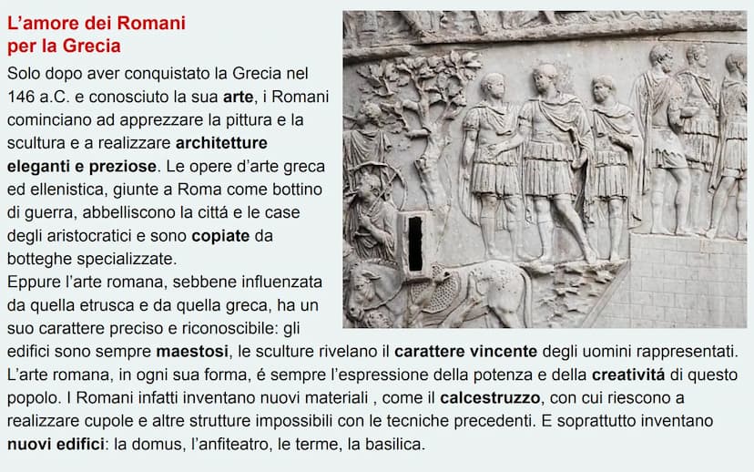 L'ARTE
ROMANA Il contesto storico
Roma antica Secondo la leggenda, l'origine
di Roma risalirebbe all'anno 753 a.C.
Inizialmente governata da