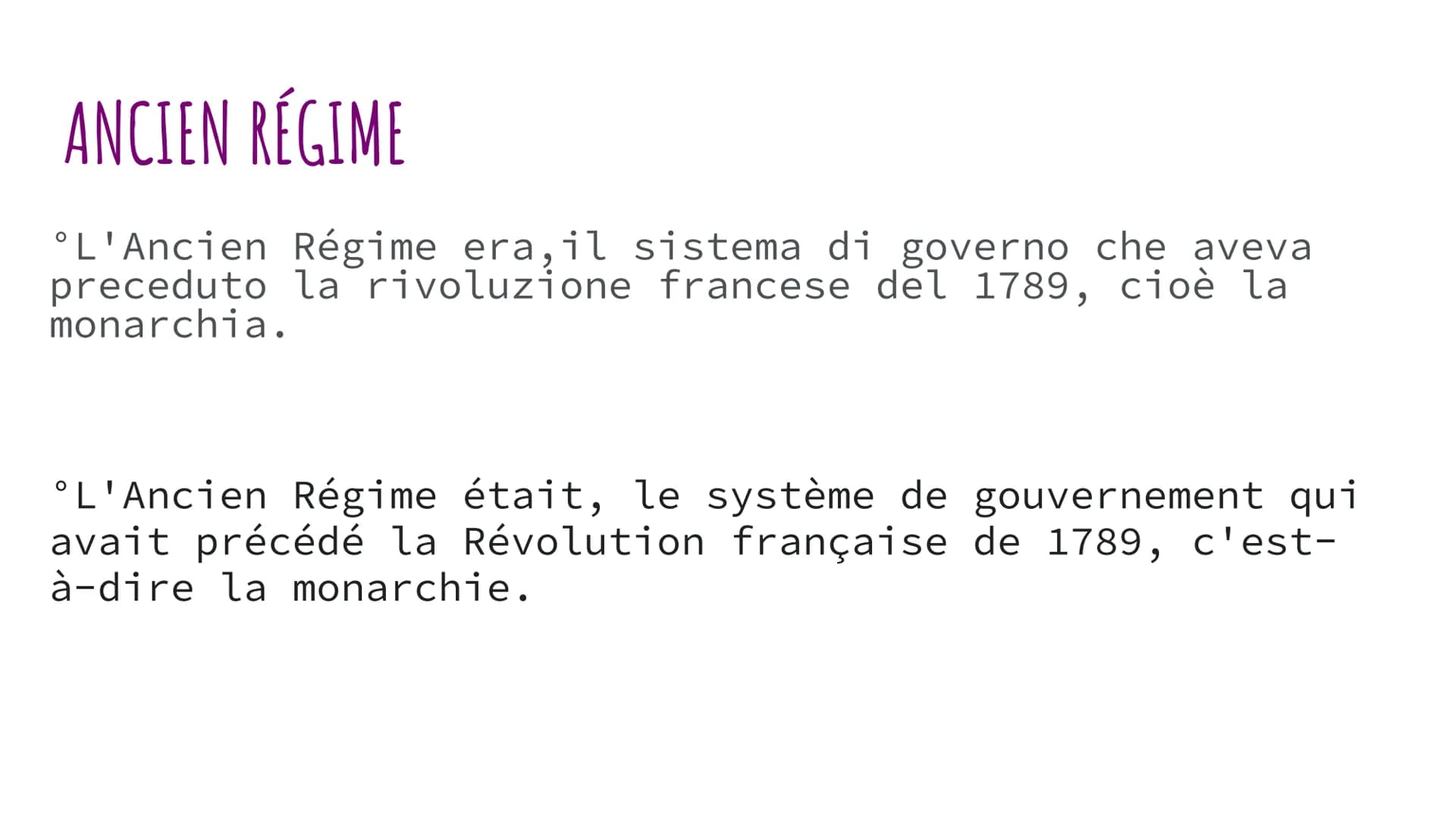 LA REVOLUTION FRANCAISE
la rivoluzione francese La Rivoluzione francese fu un periodo politico e
culturale prevalentemente violento, avvenut