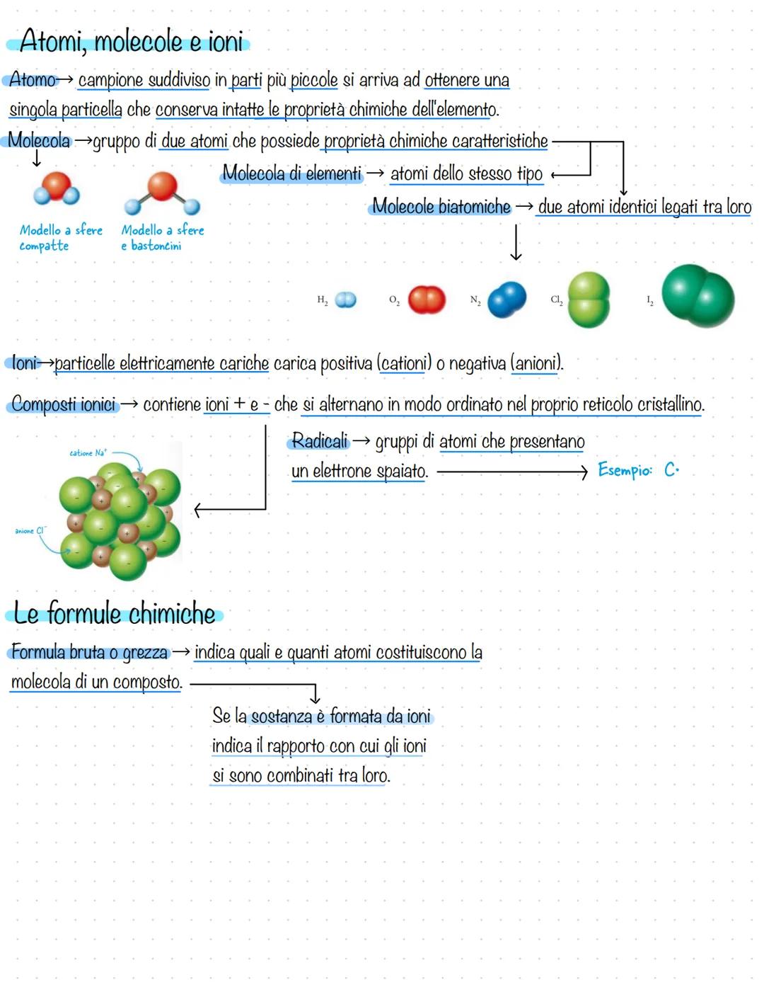  La materia
Corpi costituiti da materia → tutto ciò che possiede una massa ed occupa un volume
Le porzioni di materia sono dette sistemi → p