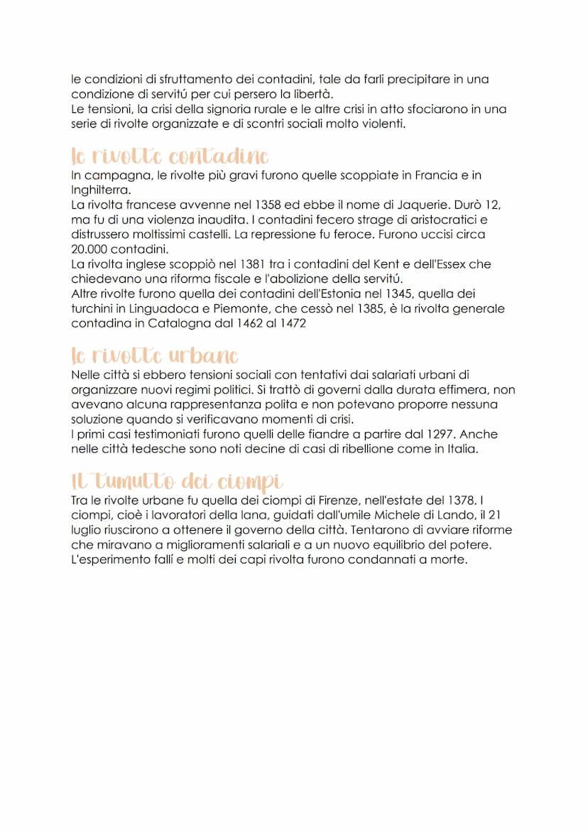 la crisi del Trecento
Economia e societa: i fattori
della crisi
Il concetto di crisi
La fase compresa tra l'XI e il XIII secolo aveva visto 
