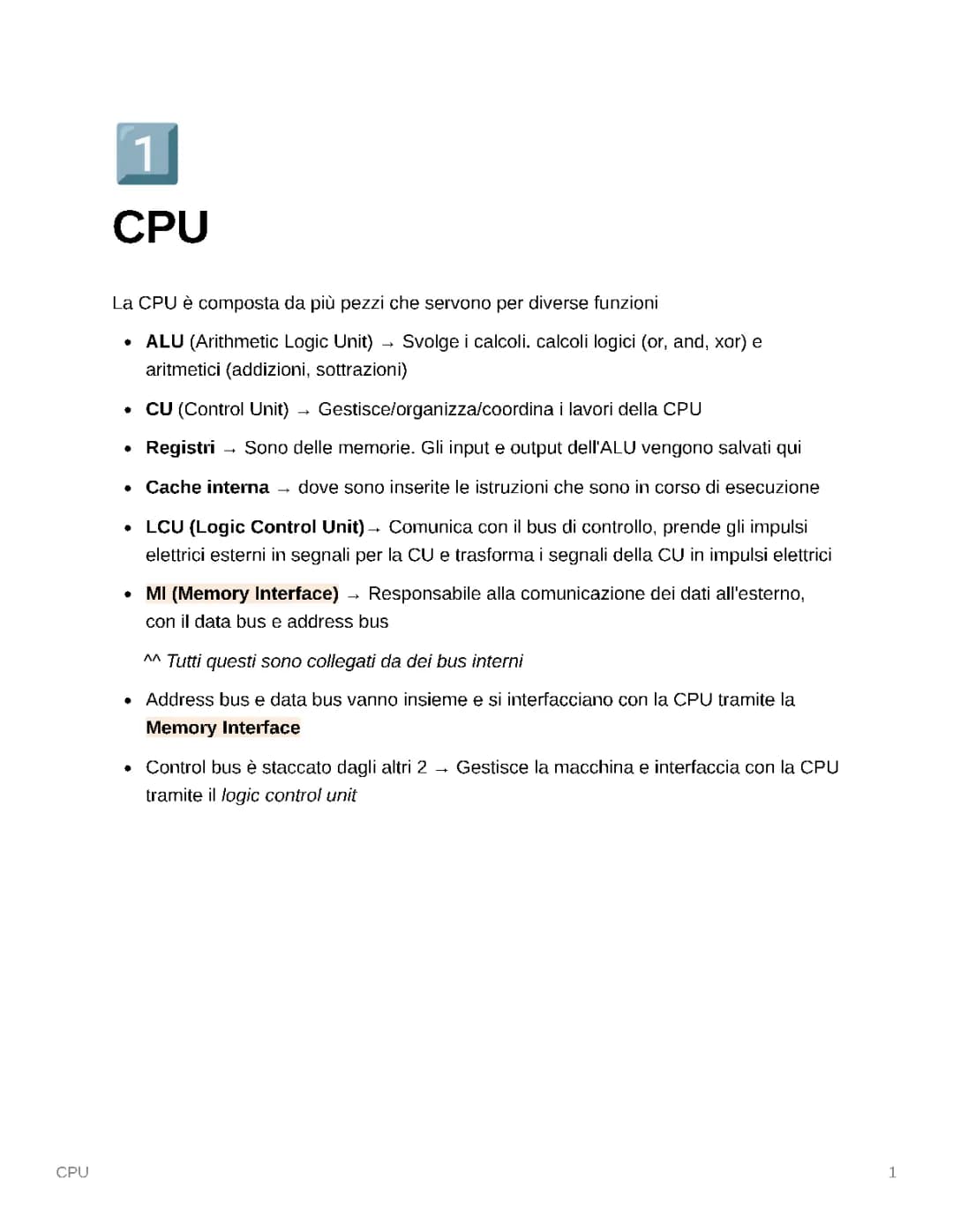 CPU spiegazione semplice: Cos'è la CPU e i suoi componenti