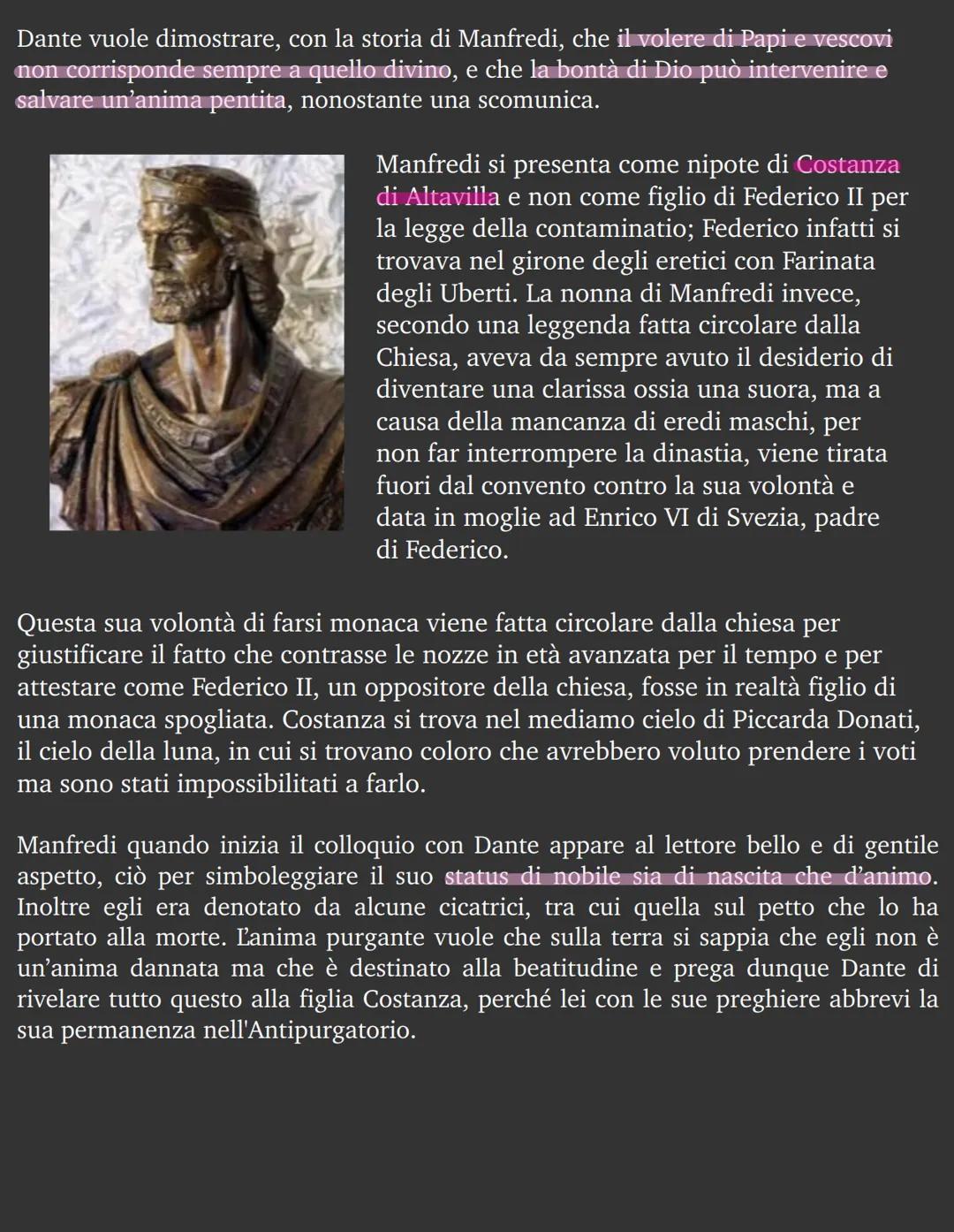 # LII CANTO

# III CANTO

Il terzo canto del Purgatorio ha come figure chiave i negligenti morti scomunicati,
cioè coloro che in vita furono