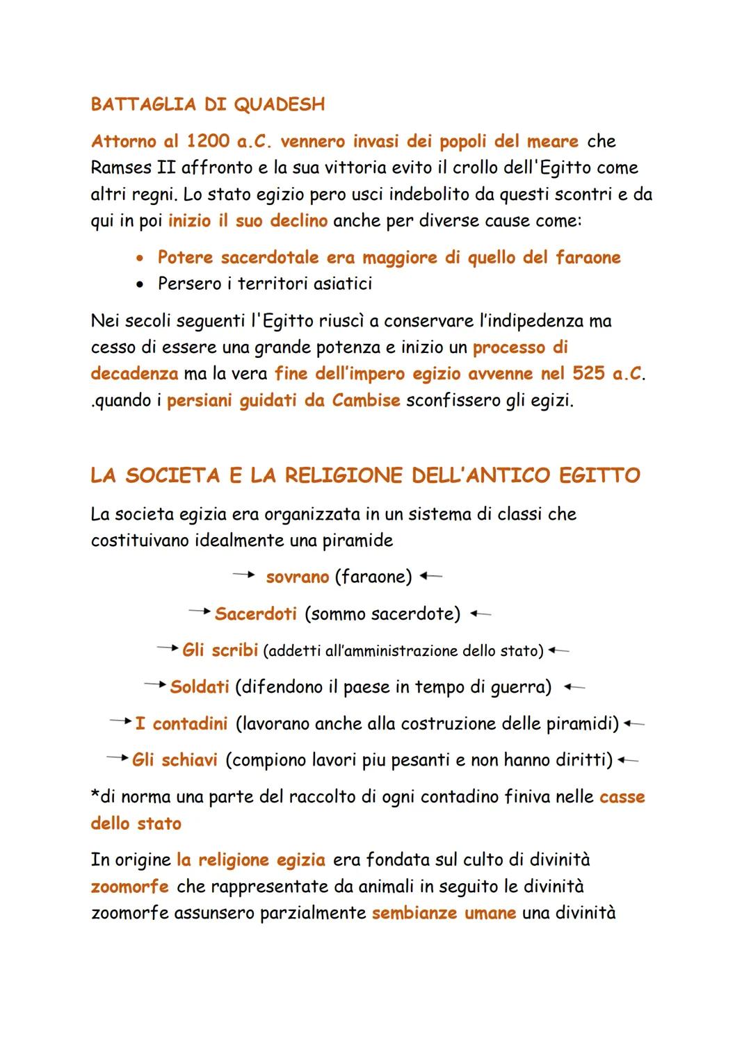 GLI EGIZI
La civiltà egizia in particolare la storia egizia fu scandita dal
succedersi di circa 30 dinastie di sovrani. La storia suddivide 