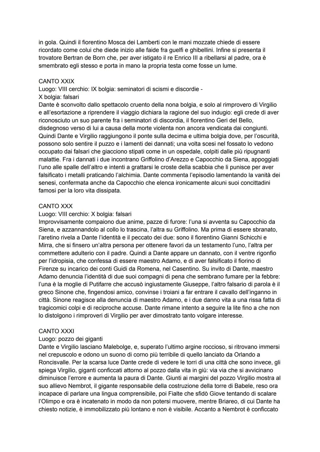 Divina Commedia-Riassunti:
Inferno: TUTTI I CANTI
CANTO I
Luogo: selva oscura
Smarrita la via della giustizia e del bene, Dante si ritrova n